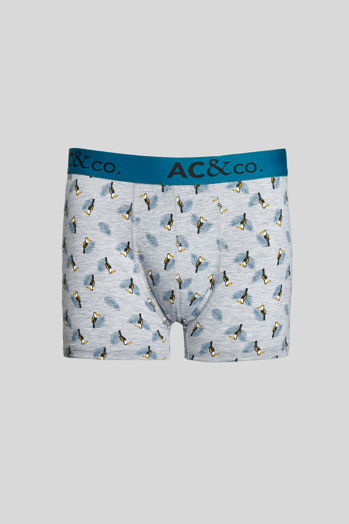 AC&Co / Altınyıldız Classics Erkek Siyah-Yeşil 3'lü Boxer Paketi görsel 2