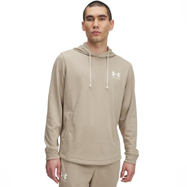 Under Armour Rival Terry Lc Erkek Bej Kapüşonlu Sweatshirt