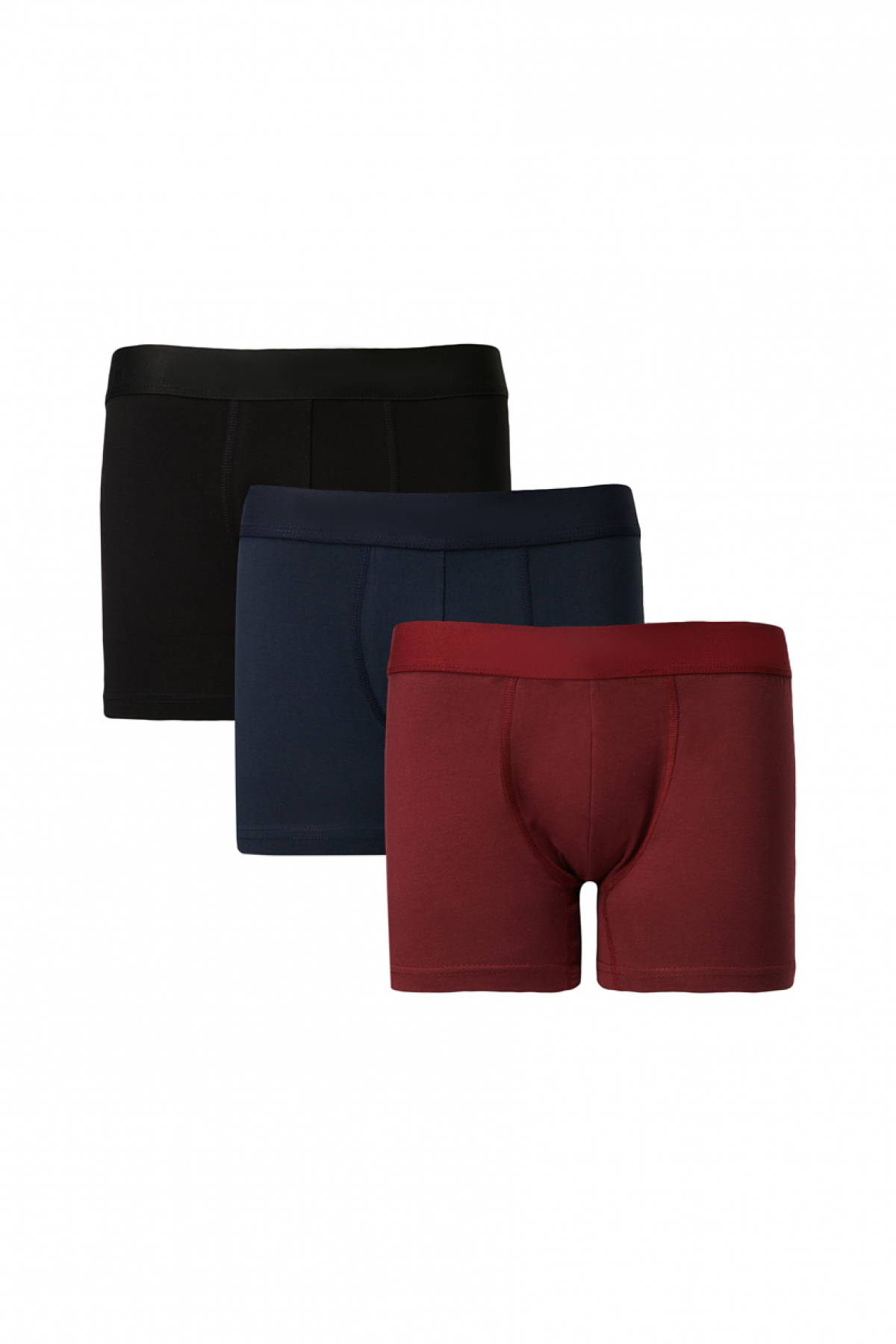 AC&Co / Altınyıldız Classics Erkek Bordo-Lacivert 3lü Boxer Paketi