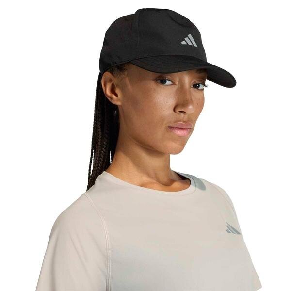 Adidas Running Essential Climacool 6 Panel Siyah Beyzbol Şapkası görsel 5