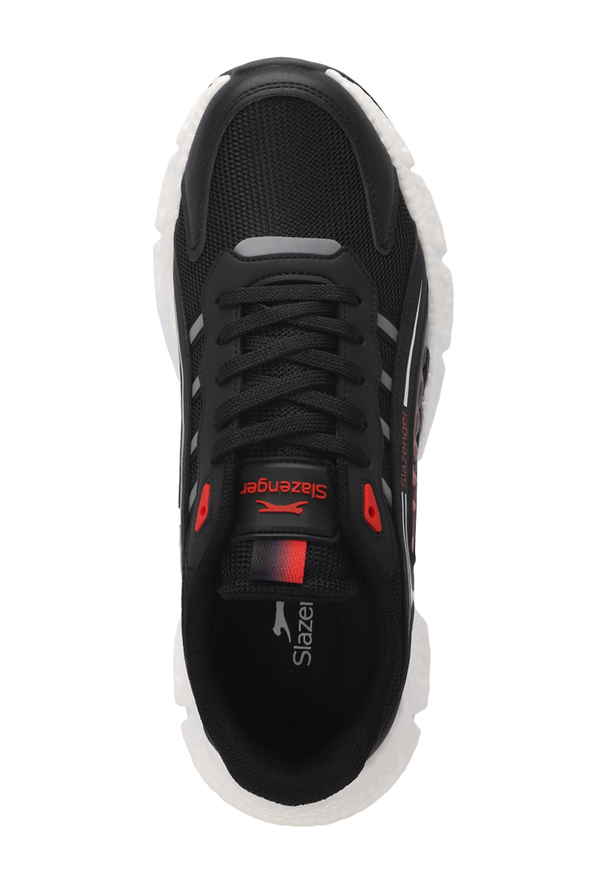 SLAZENGER ZIPLINE Erkek Sneaker Ayakkabı Siyah / Kırmızı görsel 5