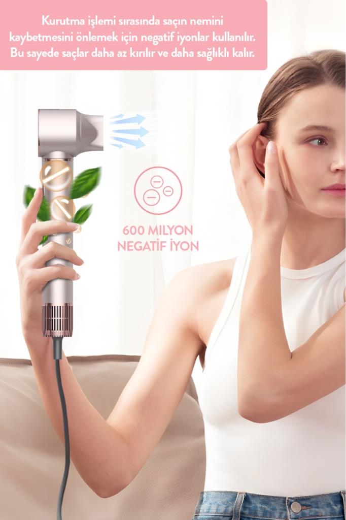 Sinbo Pro Compact Uzun Multi-styler Hava Üfleme Şekillendirici Full Seti 5in1 Saç Şekillendirici Shd görsel 2