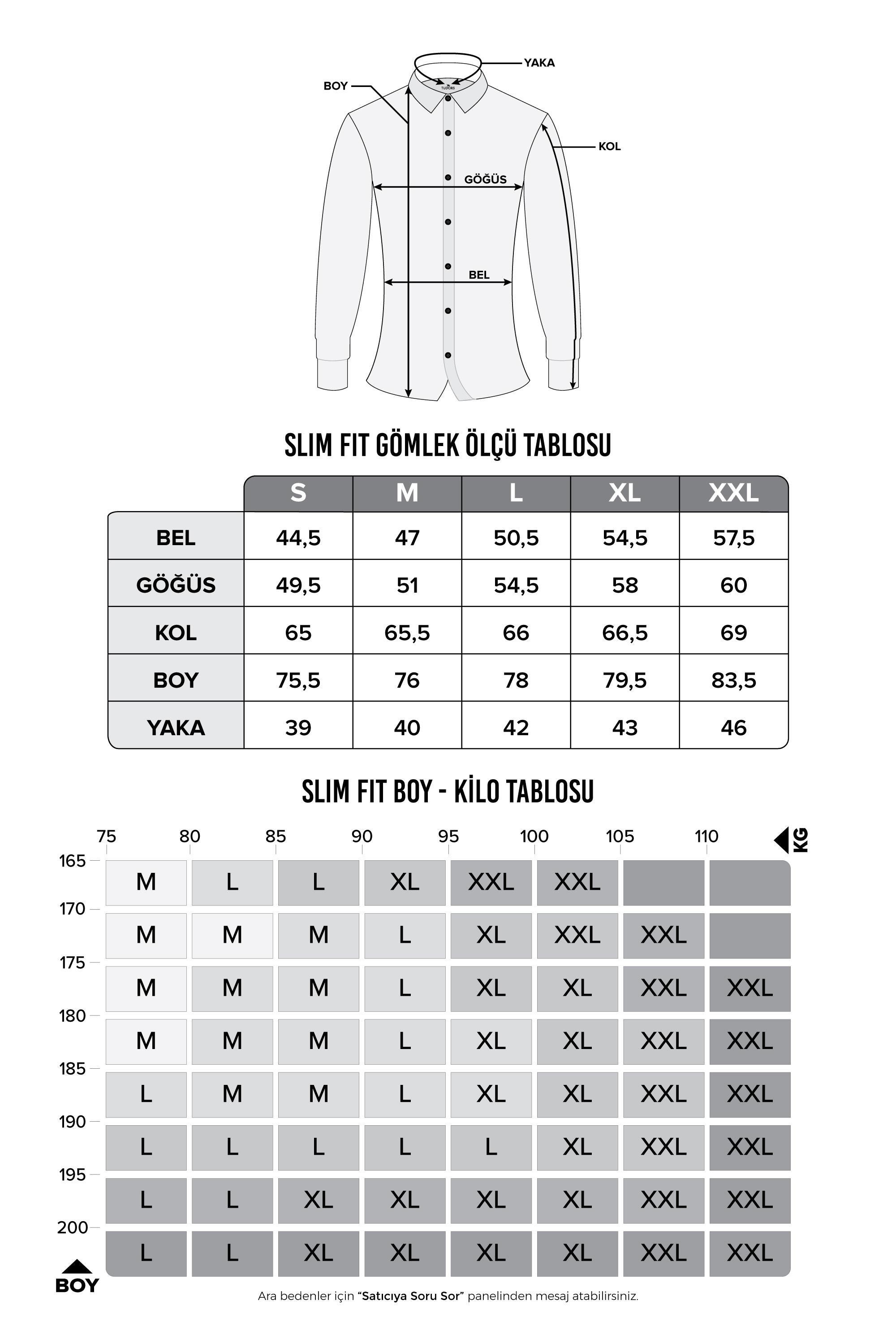 TUDORS Slim Fit Kolay Ütülenen Kravatlık Erkek Gömlek görsel 6