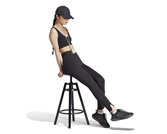Adidas W Z.N.E. Leg Kadın Günlük Tayt HZ2858 Siyah görsel 3
