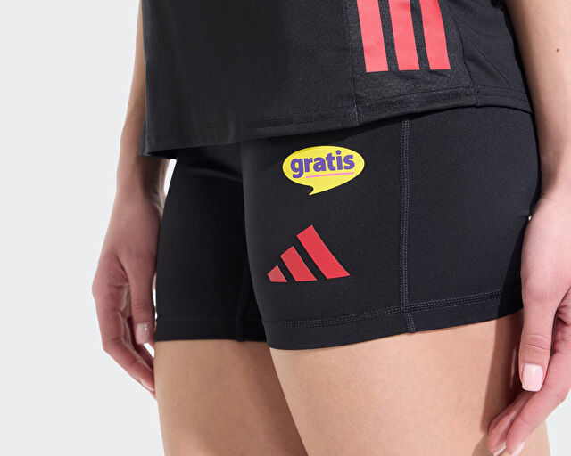 Adidas Türkiye Voleybol Milli Takimi Tayti Türkiye Kadın Voleybol Milli Takım Taytı KM7480 Siyah görsel 4