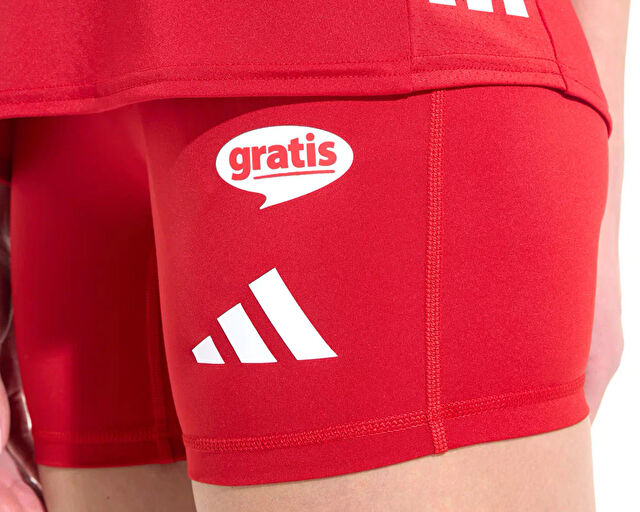 Adidas Türkiye Voleybol Milli Takimi Tayti Türkiye Kadın Voleybol Milli Takım Taytı KM7479 Kırmızı görsel 3