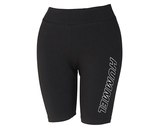 Hummel T Te Maja Mw Pamuk Tight Shorts Kadın Günlük Tayt 931569-2001 Siyah görsel 2