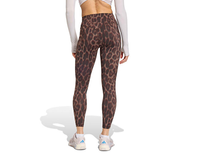 Adidas Opt Aop 7/8 L Kadın Antrenman Taytı KF9094 Siyah görsel 6