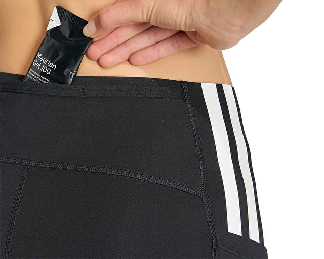 Adidas Adizero Sht L K Kadın Koşu Kısa Tayt KA0149 Siyah görsel 4