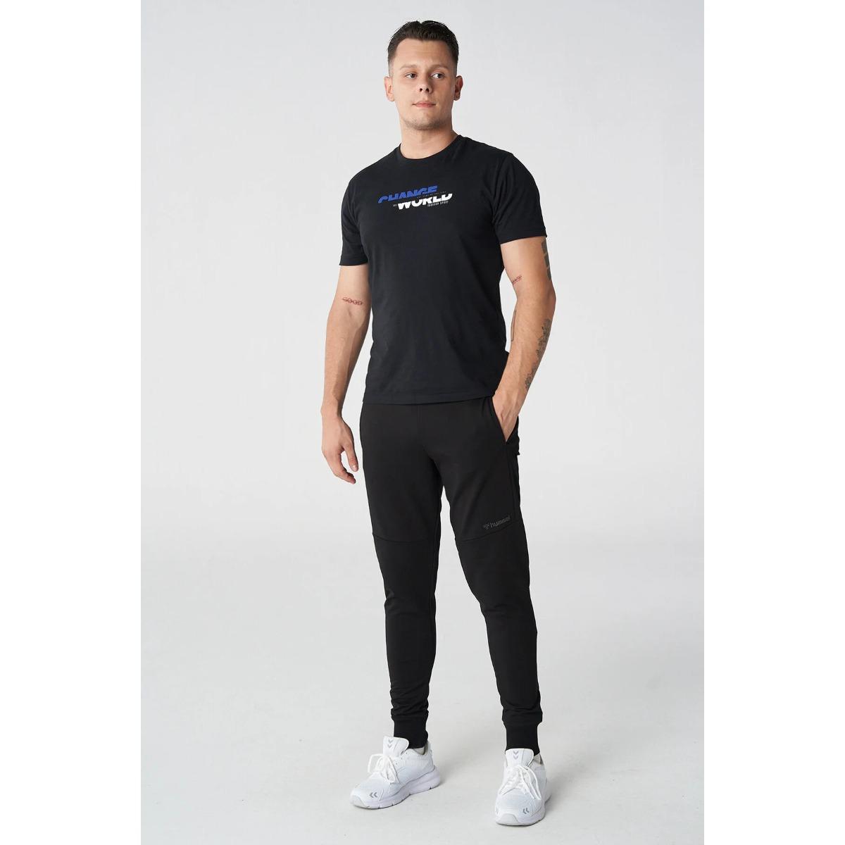 Hummel Lyissa Siyah Erkek Jogger Eşofman Altı görsel 2