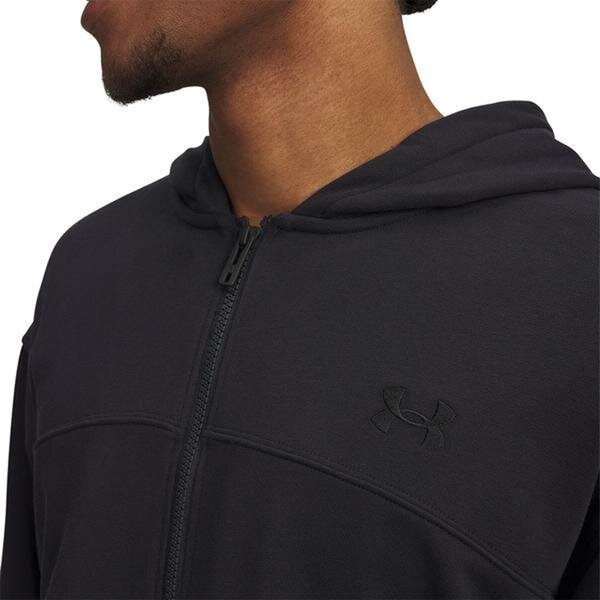Under Armour Rival Lightweight Erkek Siyah Kapüşonlu Ceket görsel 3