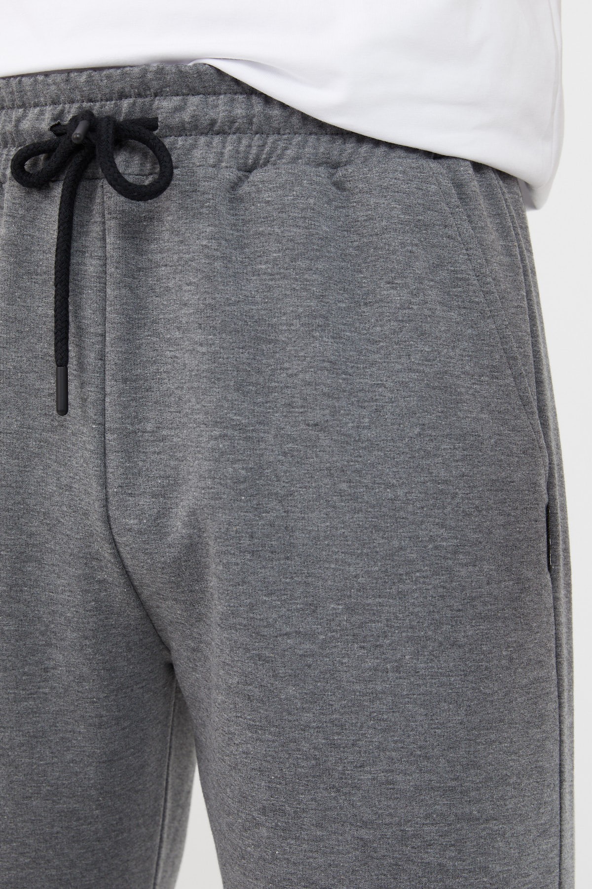 Mmetalic Antrasit Relaxed Fit Bisiklet Yaka Sweatshirt Düz Paça Erkek Eşofman Takımı görsel 6