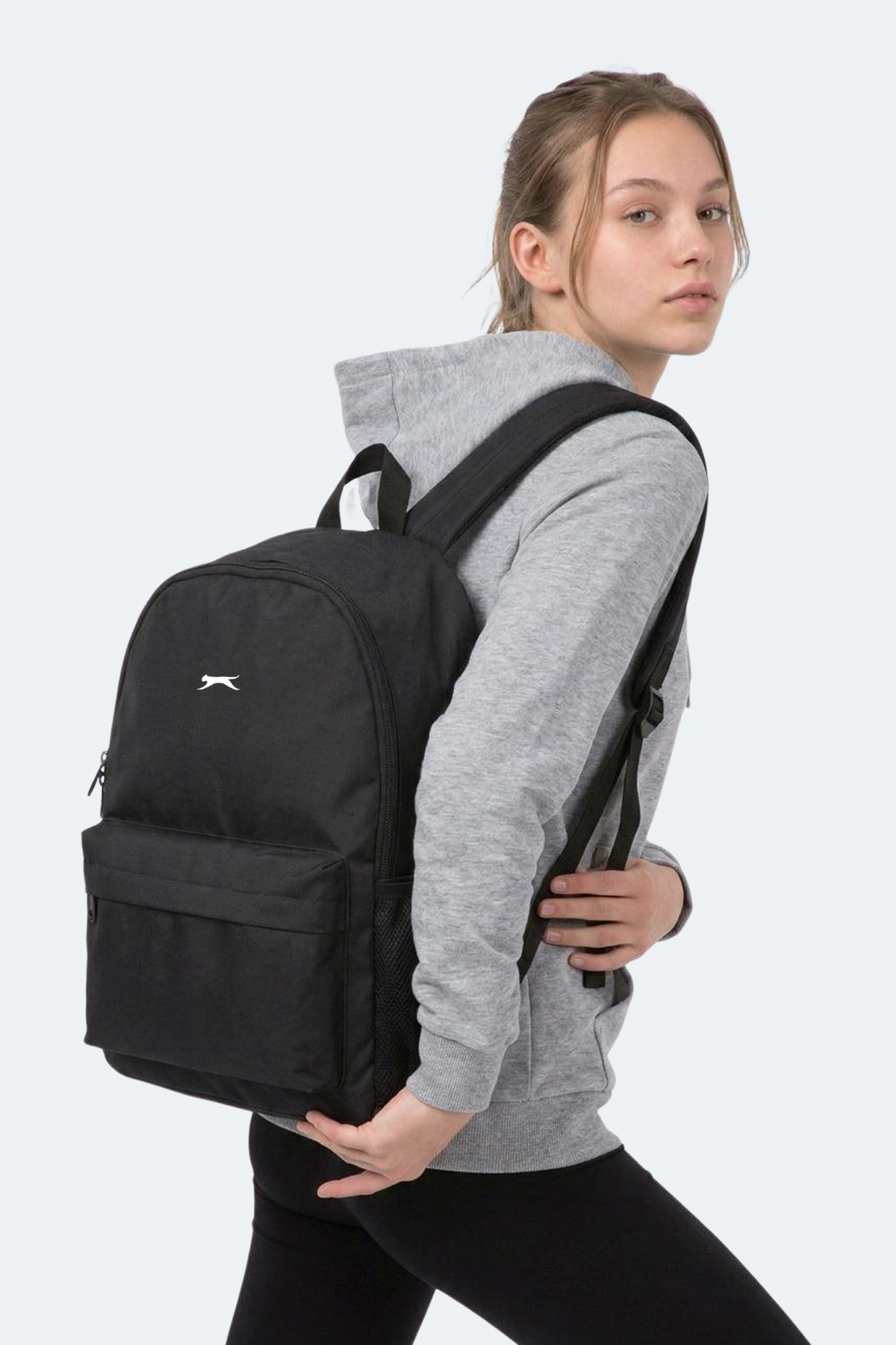 SLAZENGER GLOOM I Unisex Siyah Sırt Çantası görsel 6