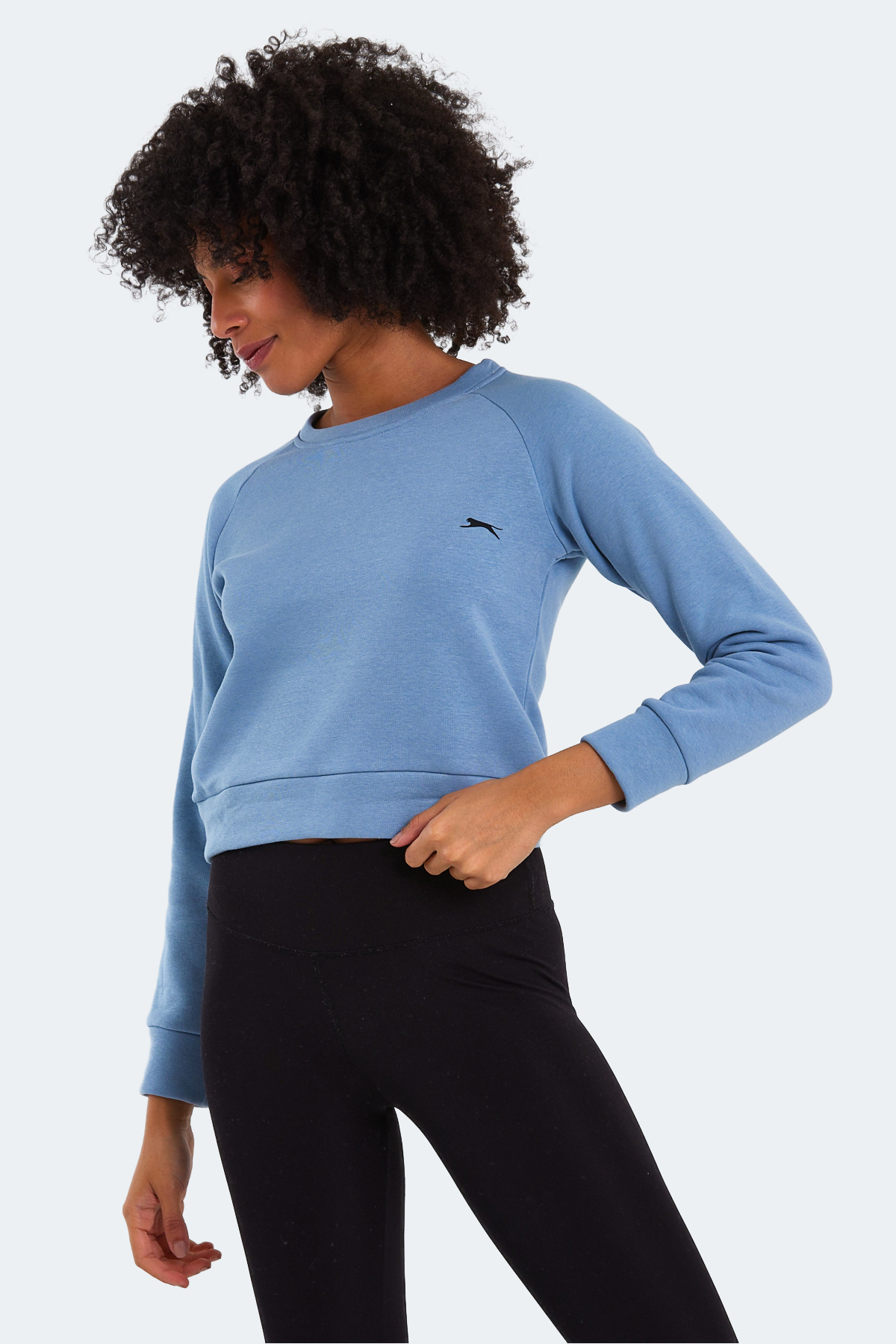 SLAZENGER KAITO Kadın Sweatshirt Mavi görsel 3