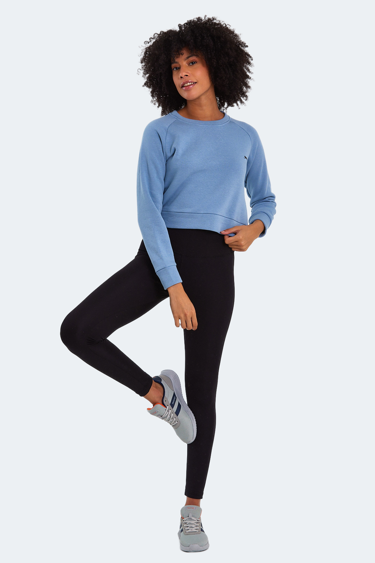 SLAZENGER KAITO Kadın Sweatshirt Mavi görsel 6