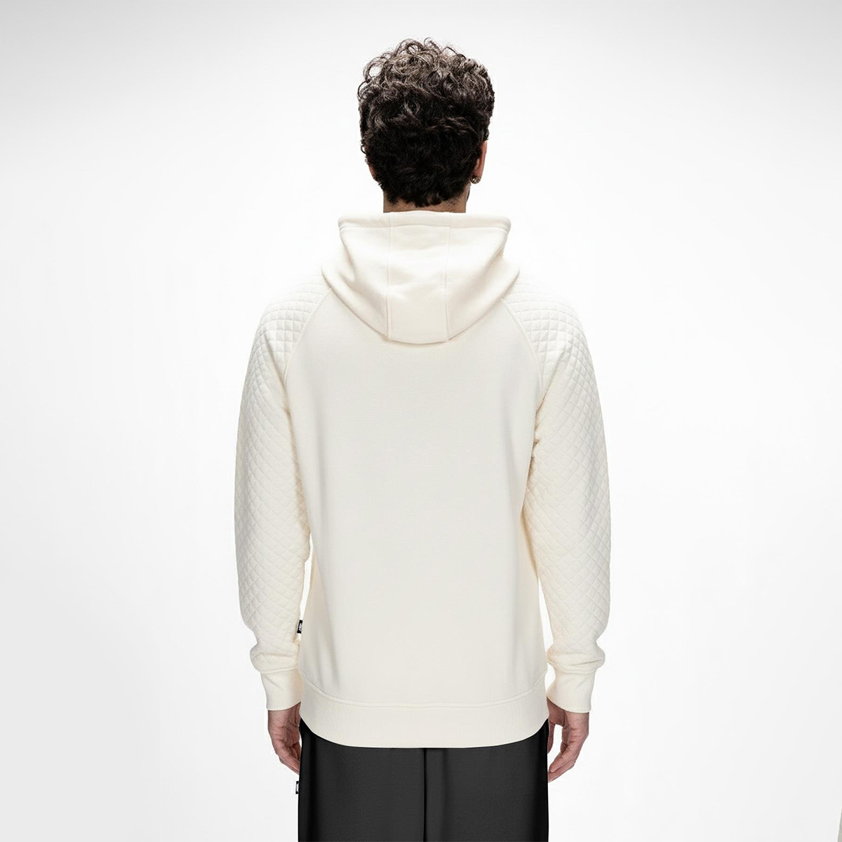 Bad Bear Grass Erkek Ekru Kapüşonlu Sweatshirt görsel 3