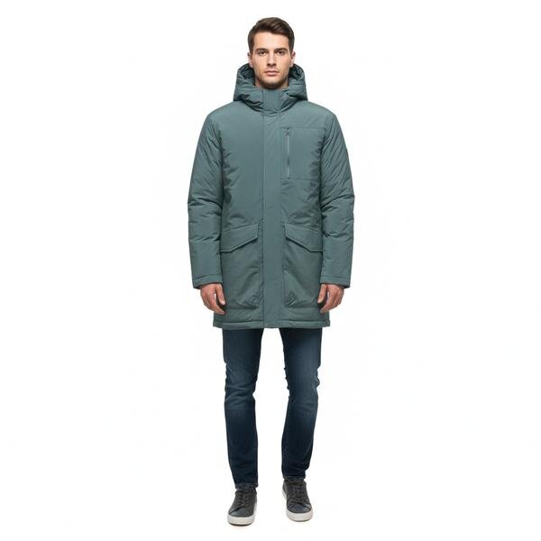 Only&Sons Global Erkek Yeşil Kapüşonlu Ceket görsel 3