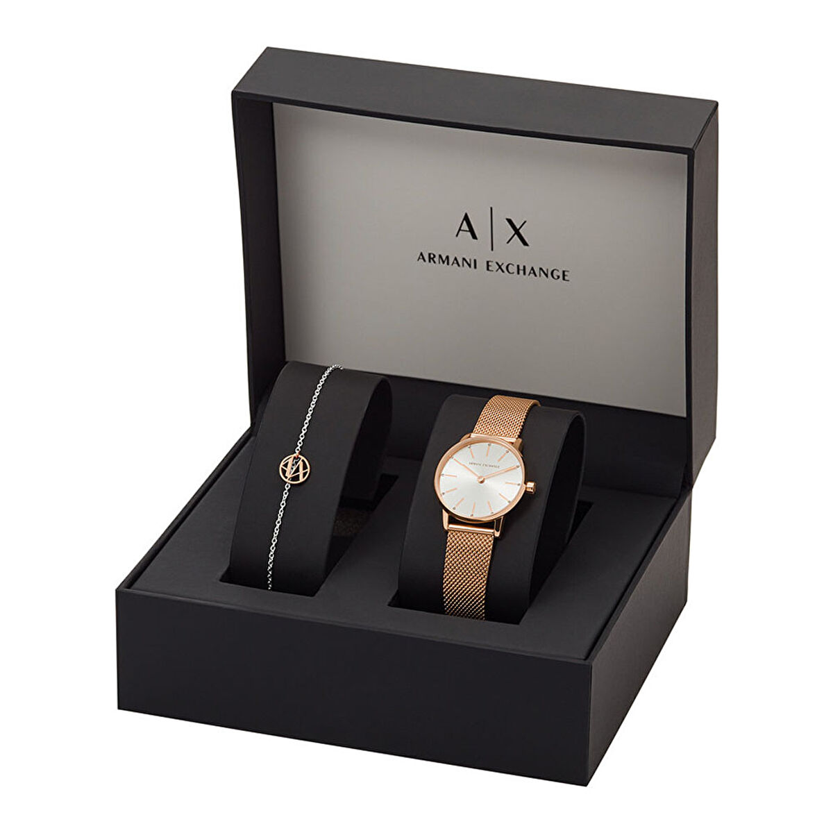 Armani Exchange AX7121 Kadın Set Kol Saati ve Bileklik