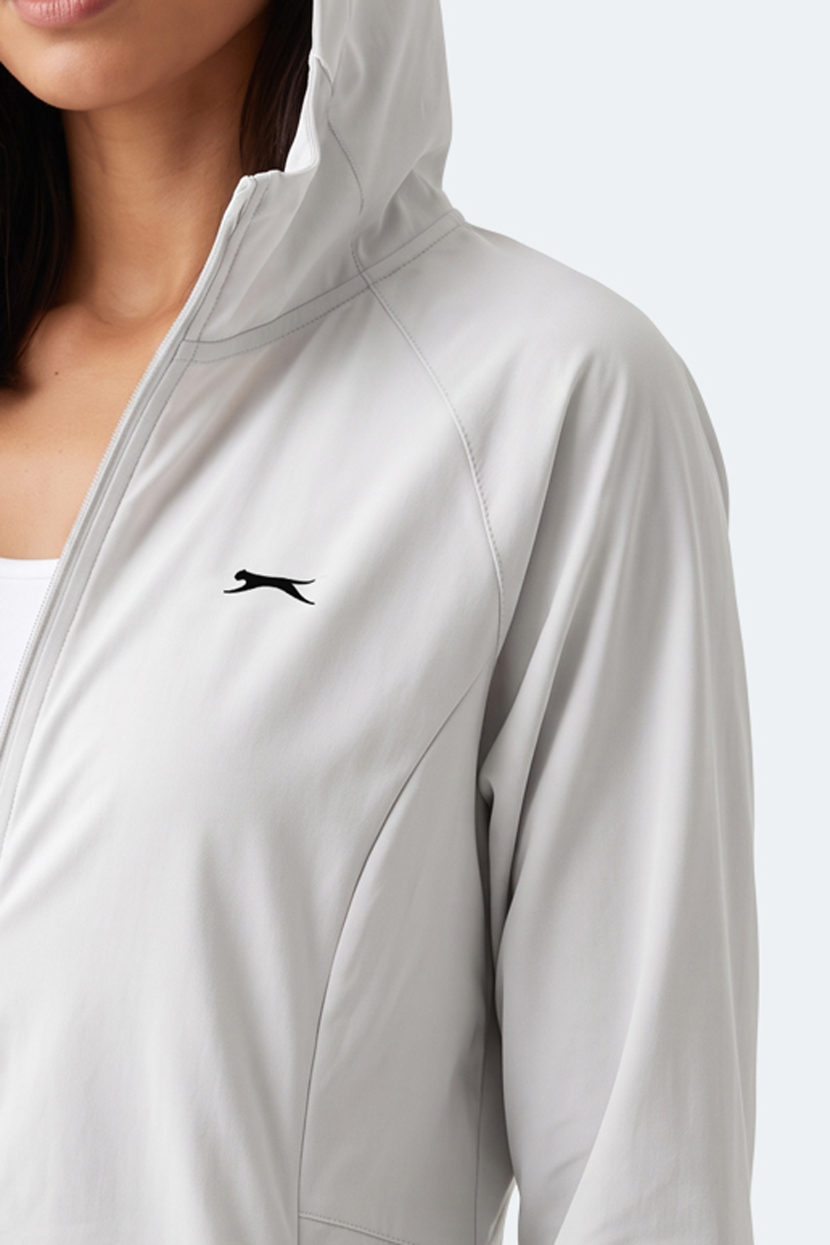 SLAZENGER RUSTIC Kadın Ekru Rüzgarlık görsel 2