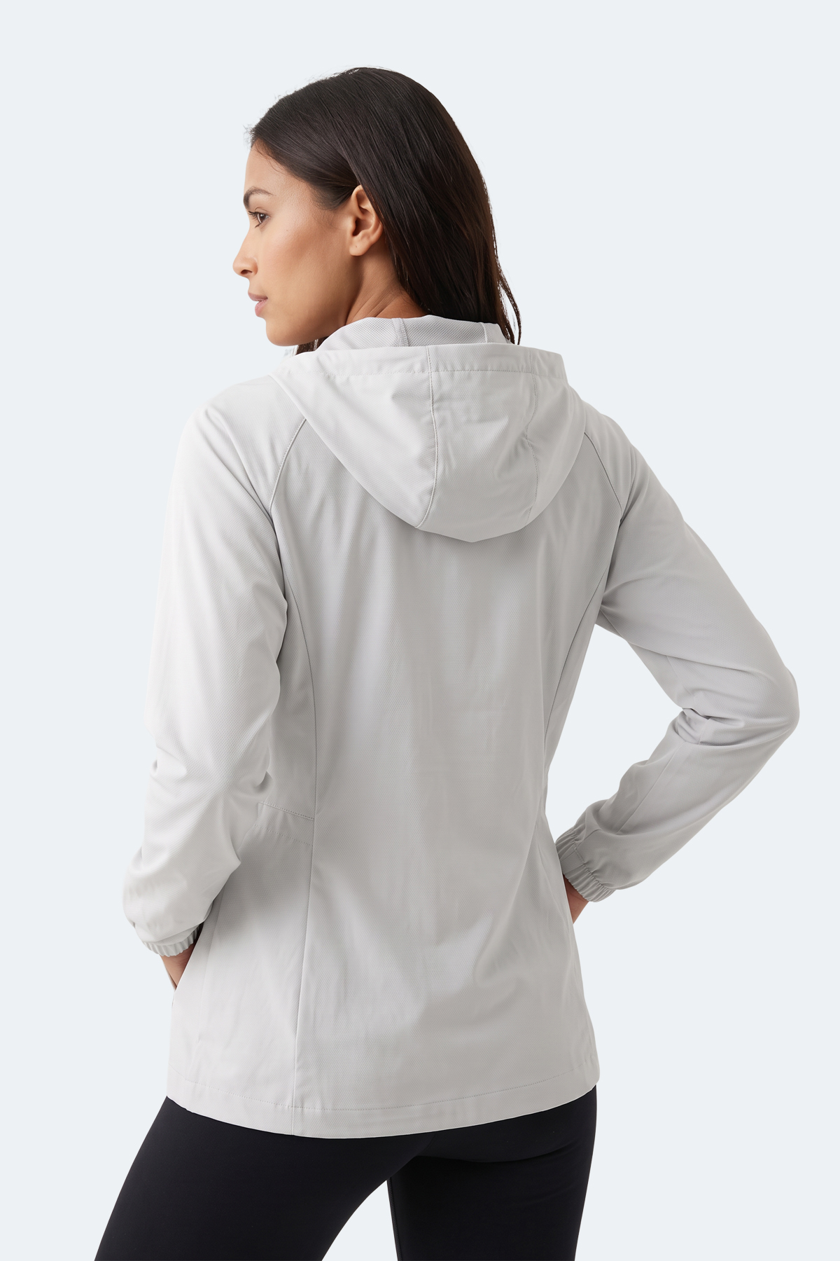 SLAZENGER RUSTIC Kadın Ekru Rüzgarlık görsel 6