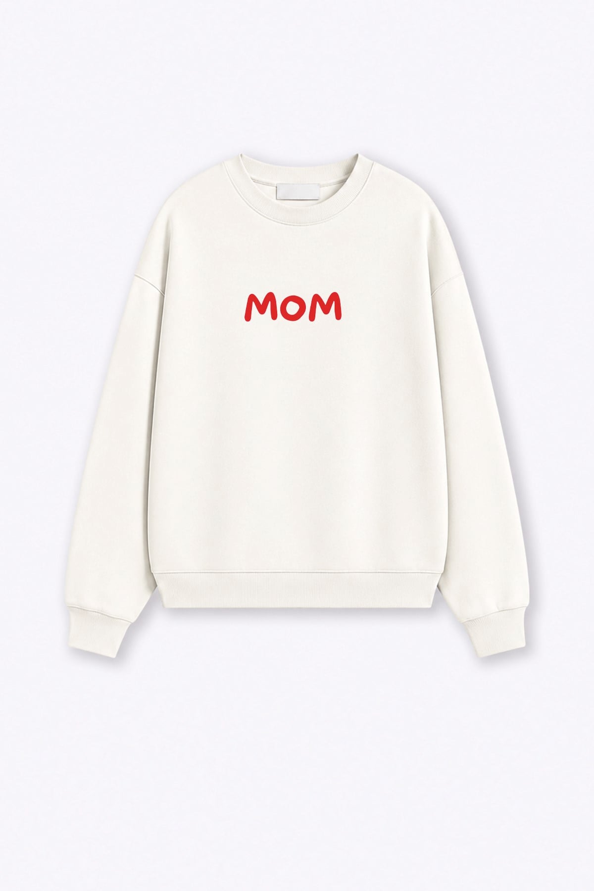Monila Kadın Premium Kumaş 3 İplik Şardonlu Anne Baskılı Sweatshirt görsel 2
