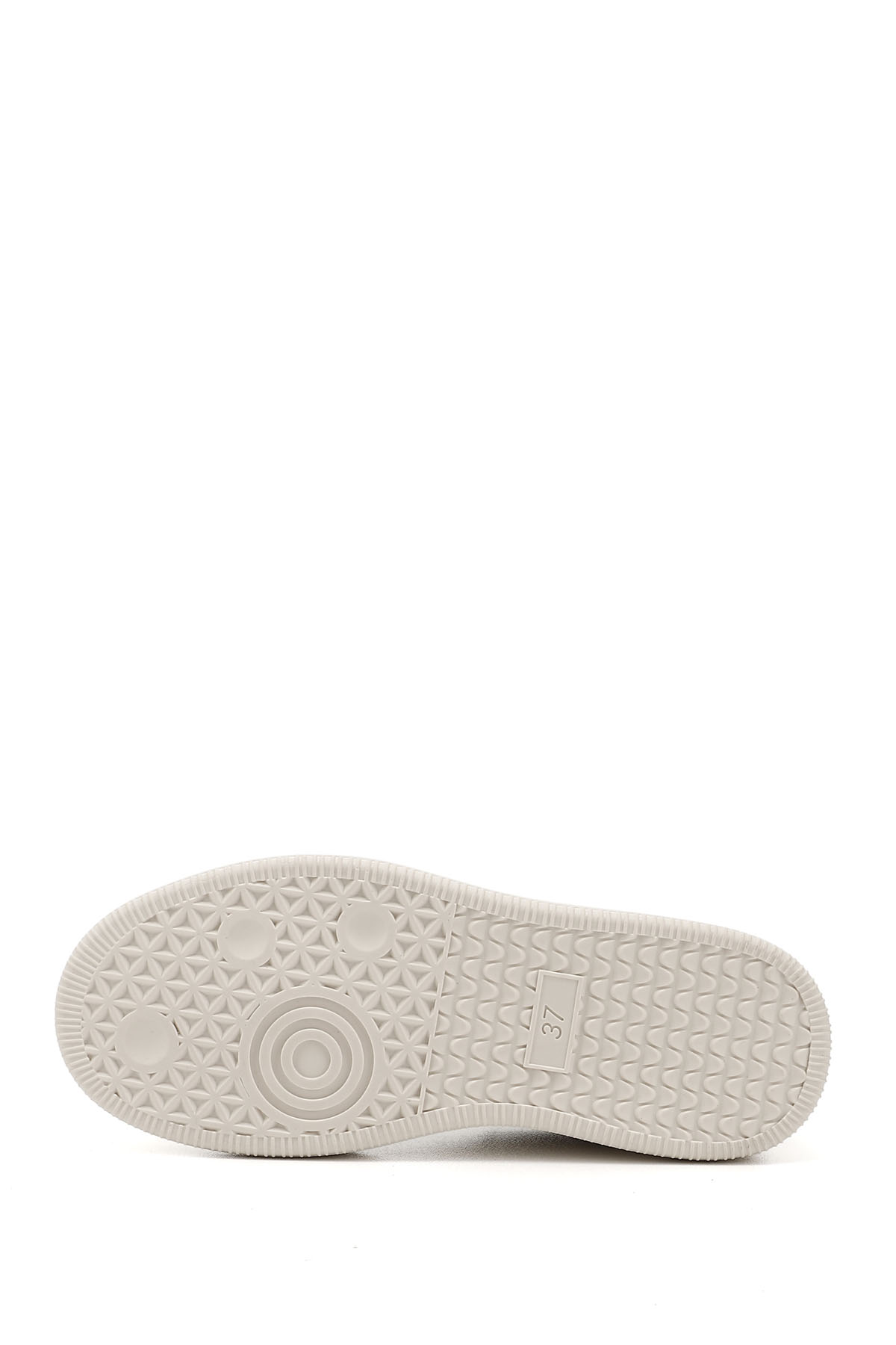 GÖNDERİ(R) Kadın BEJ-CAMEL Lastik Bağcıklı Hakiki Deri Sneaker görsel 4