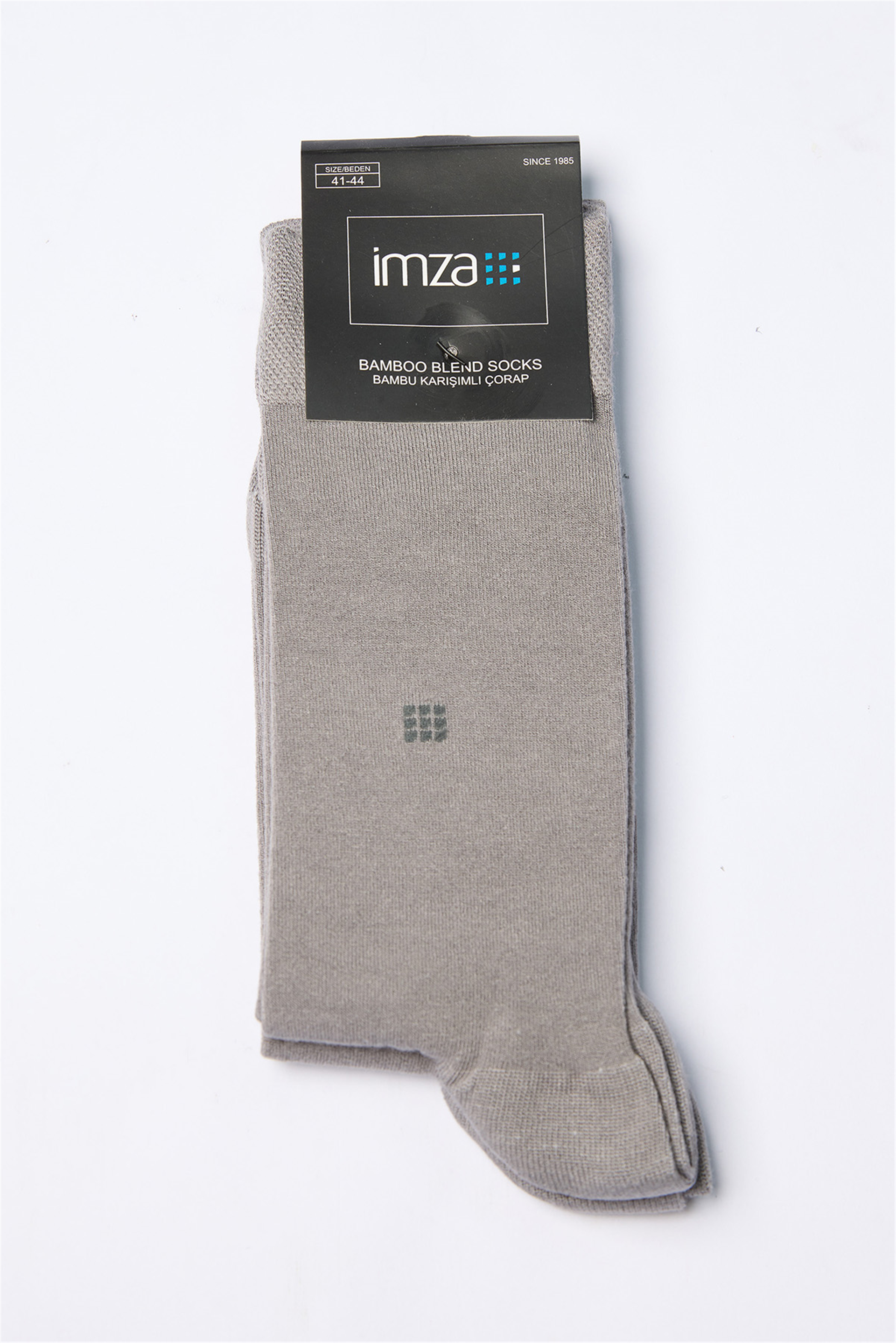 İMZA Gri Düz Bambu Soket Çorap 1060260150