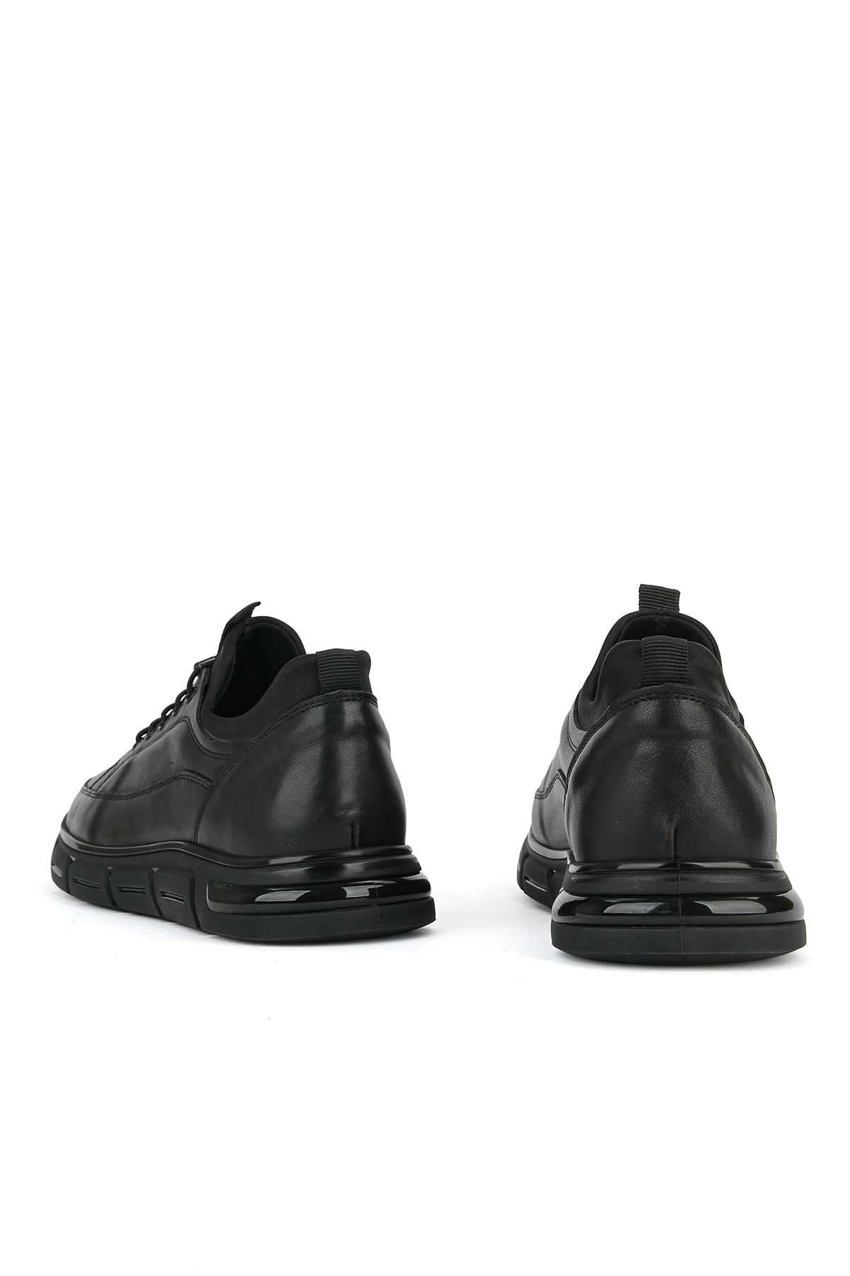 Ziya Ayakkabı Erkek Hakiki Deri Sneaker 1631053Z1822 Siyah görsel 4