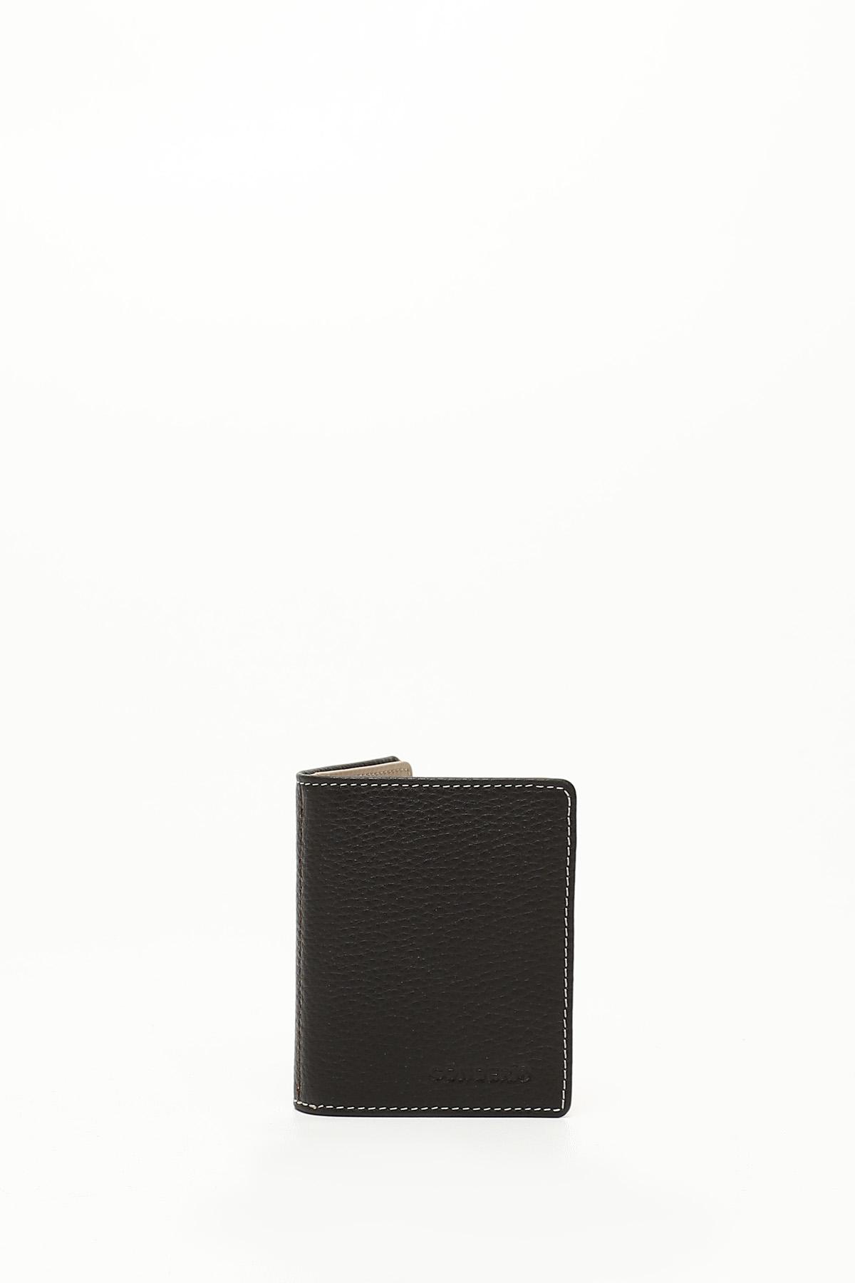 GÖNDERİ(R) KAHVERENGİ Hakiki Deri Unisex Kartlık 06499