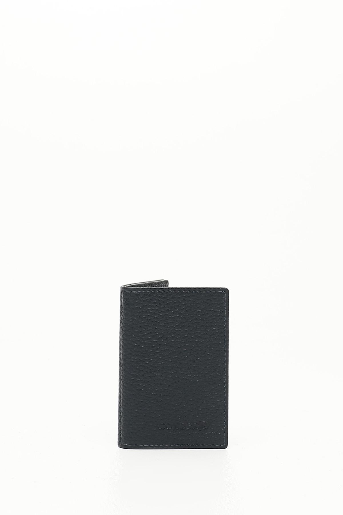 GÖNDERİ(R) LACİVERT Hakiki Deri Unisex Kartlık 06205