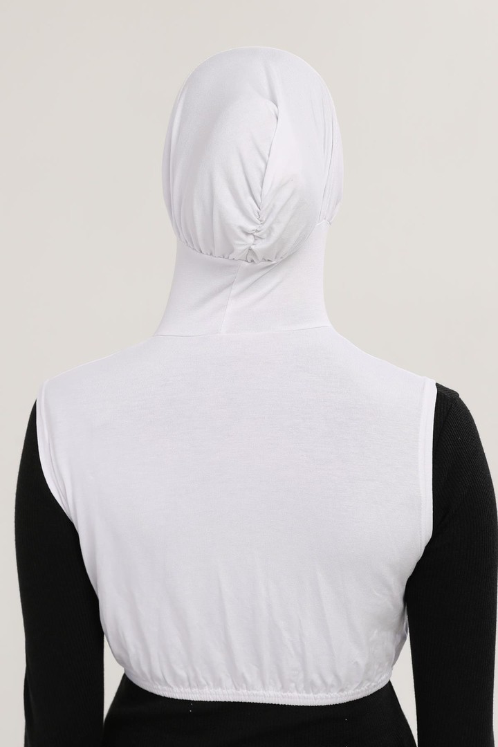 Altobeh Sıfır Kollu Boyunluklu Boneli Yarım Body görsel 5