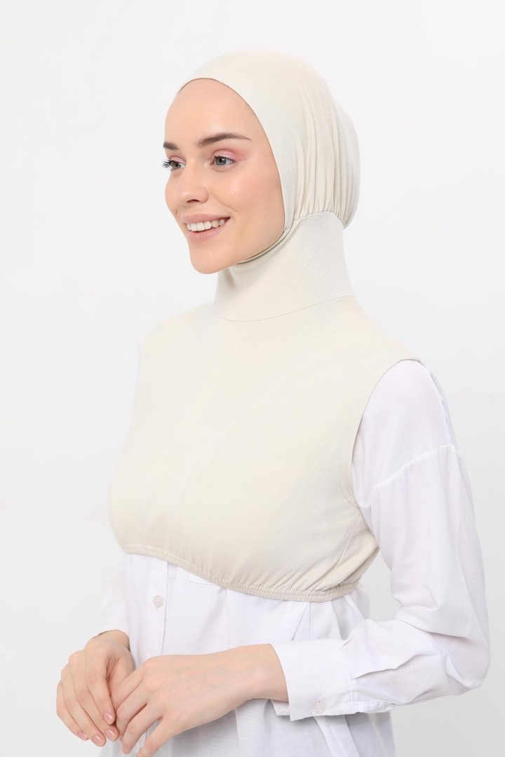 Altobeh Sıfır Kollu Boyunluklu Boneli Yarım Body görsel 3