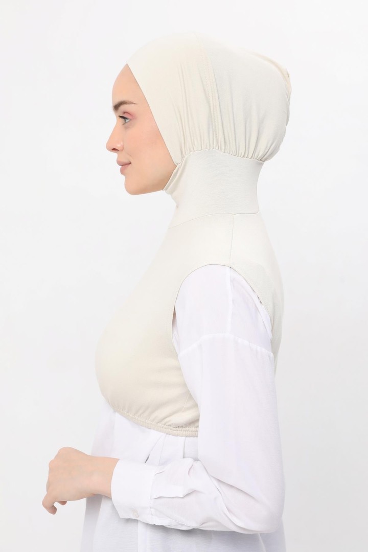 Altobeh Sıfır Kollu Boyunluklu Boneli Yarım Body görsel 4