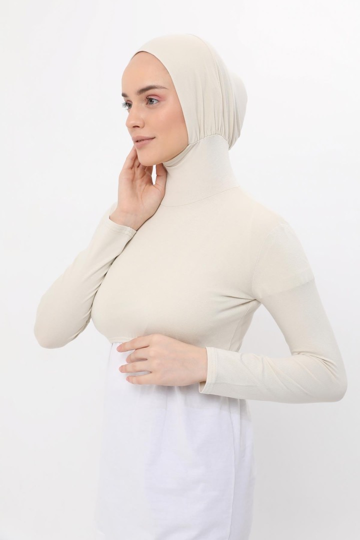 Altobeh Uzun Kollu Boyunluklu Boneli Yarım Body görsel 2