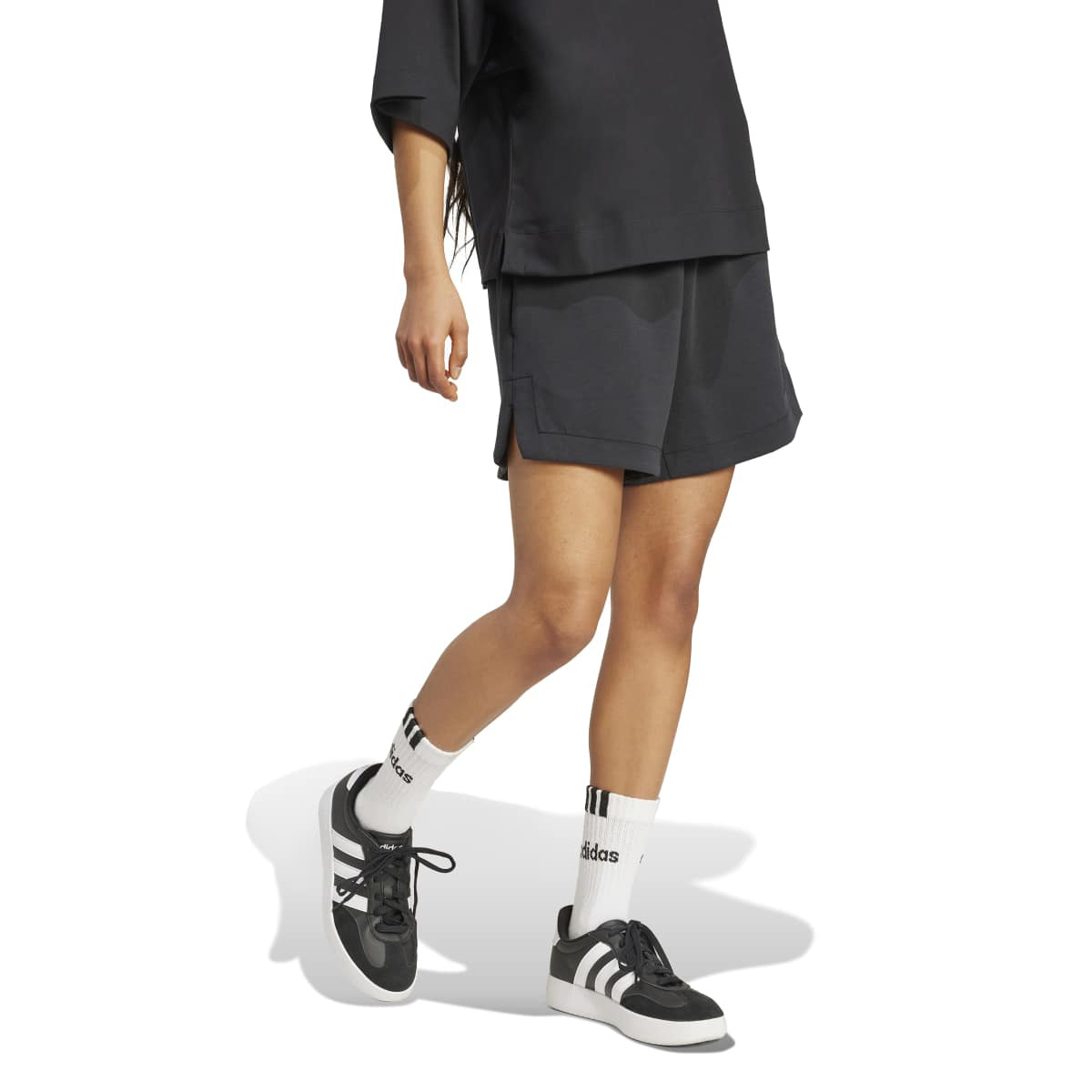 Adidas Soft Lux Kadın Siyah Şort görsel 2