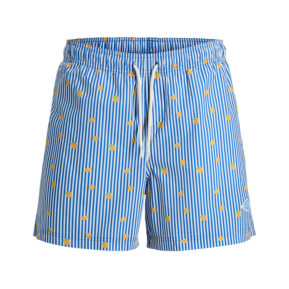 Jack & Jones Maui Breeze Mini Stripe Erkek Mavi Mayo
