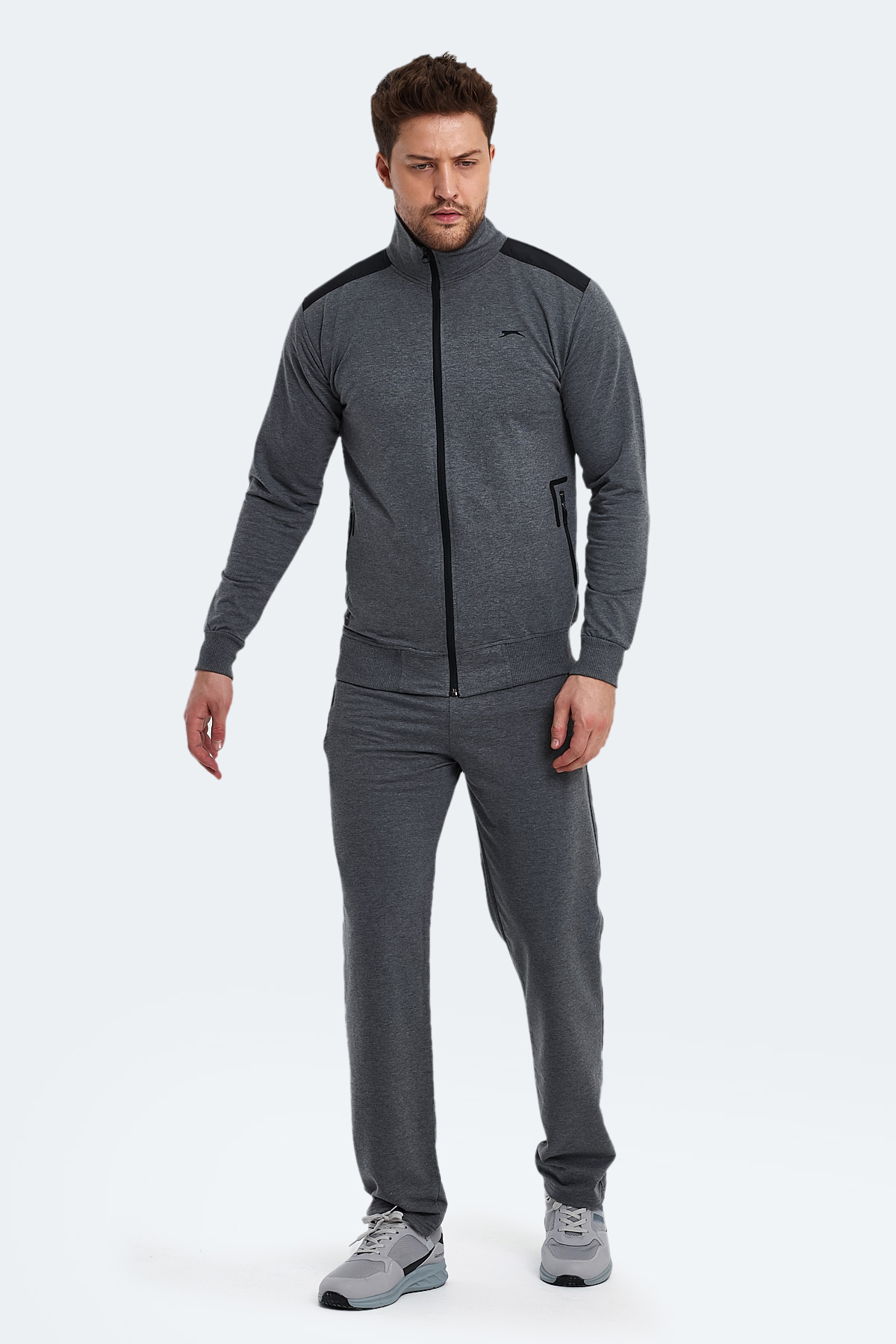 SLAZENGER OKRAN Erkek Eşofman Takım Antrasit görsel 7