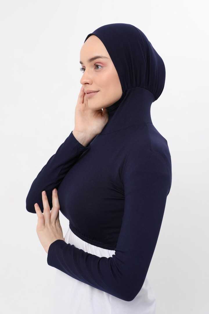 Altobeh Uzun Kollu Boyunluklu Boneli Yarım Body görsel 3