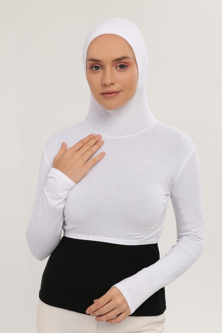 Altobeh Uzun Kollu Boyunluklu Boneli Yarım Body görsel 2