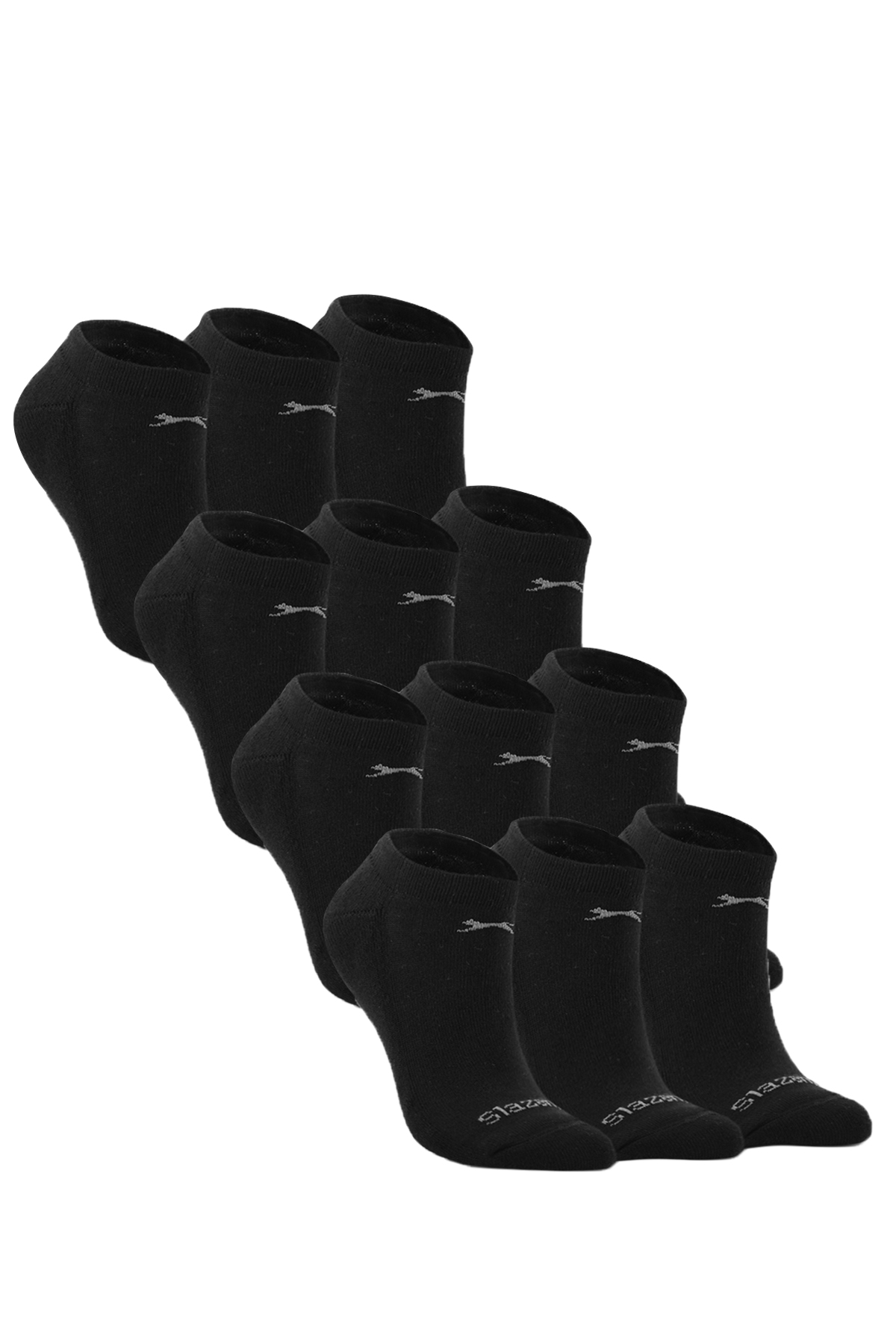 SLAZENGER JAEL 12 li Set Kadın Siyah Çorap