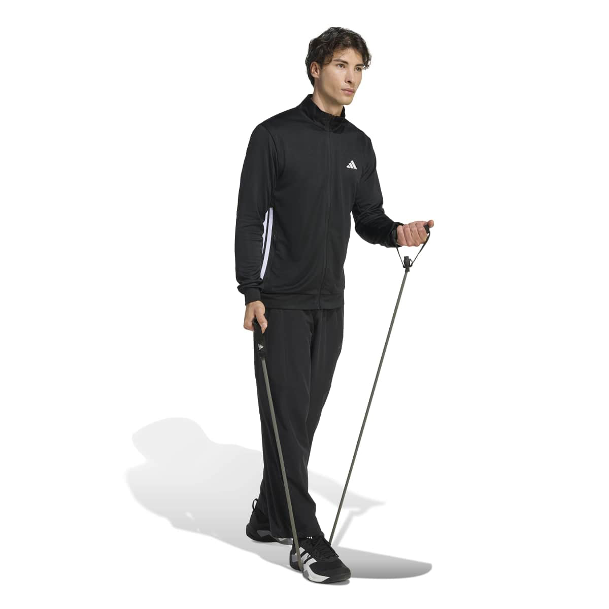Adidas Dik Yaka Erkek Fermuarlı Sweatshirt görsel 4
