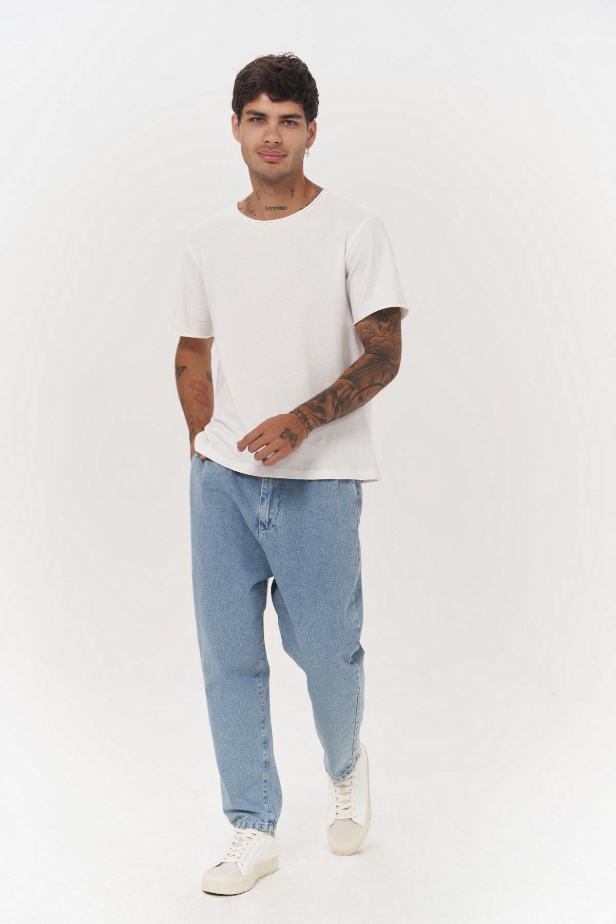 Mai Collection Tanner Buz Mavi Erkek Jean Pantolon görsel 3