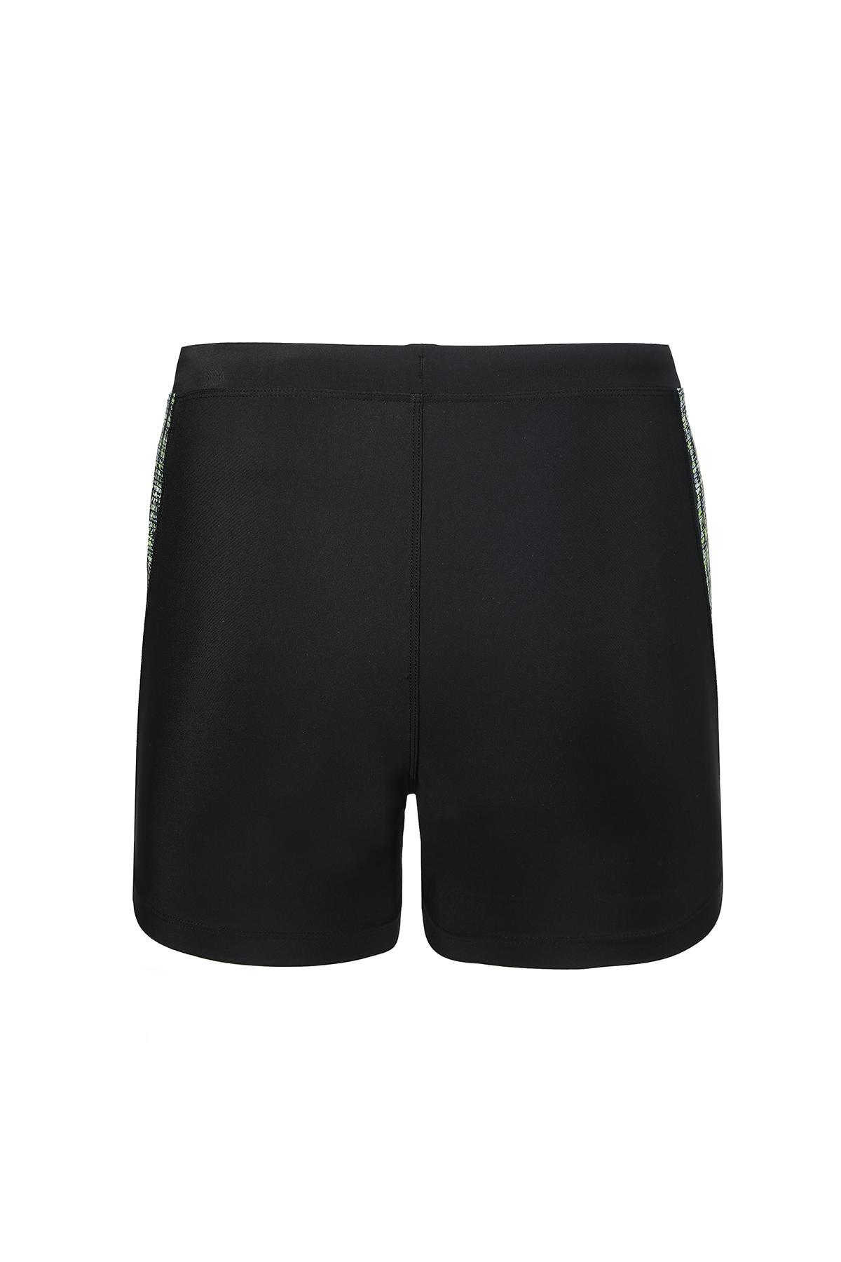 SLAZENGER Spl Boxer Sn43 Erkek Mayo Siyah / Yeşil görsel 2
