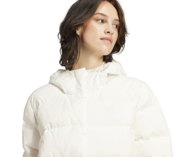 Adidas W Helionic Ho J Kadın Günlük Mont IX8863 Beyaz görsel 5