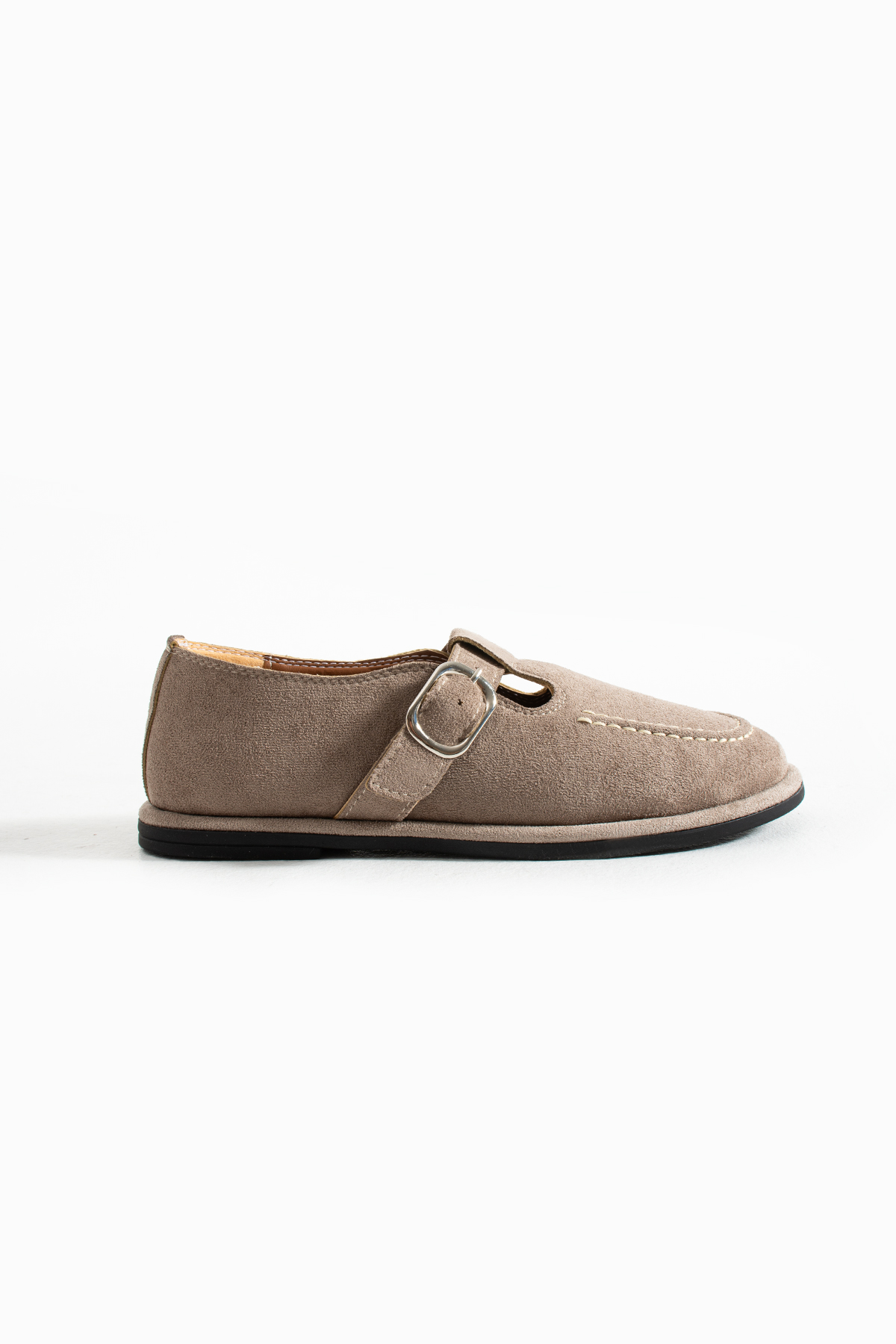 DUXAL SHOES Arabella Kadın Süet Toka Detaylı Günlük Loafer Ayakkabı