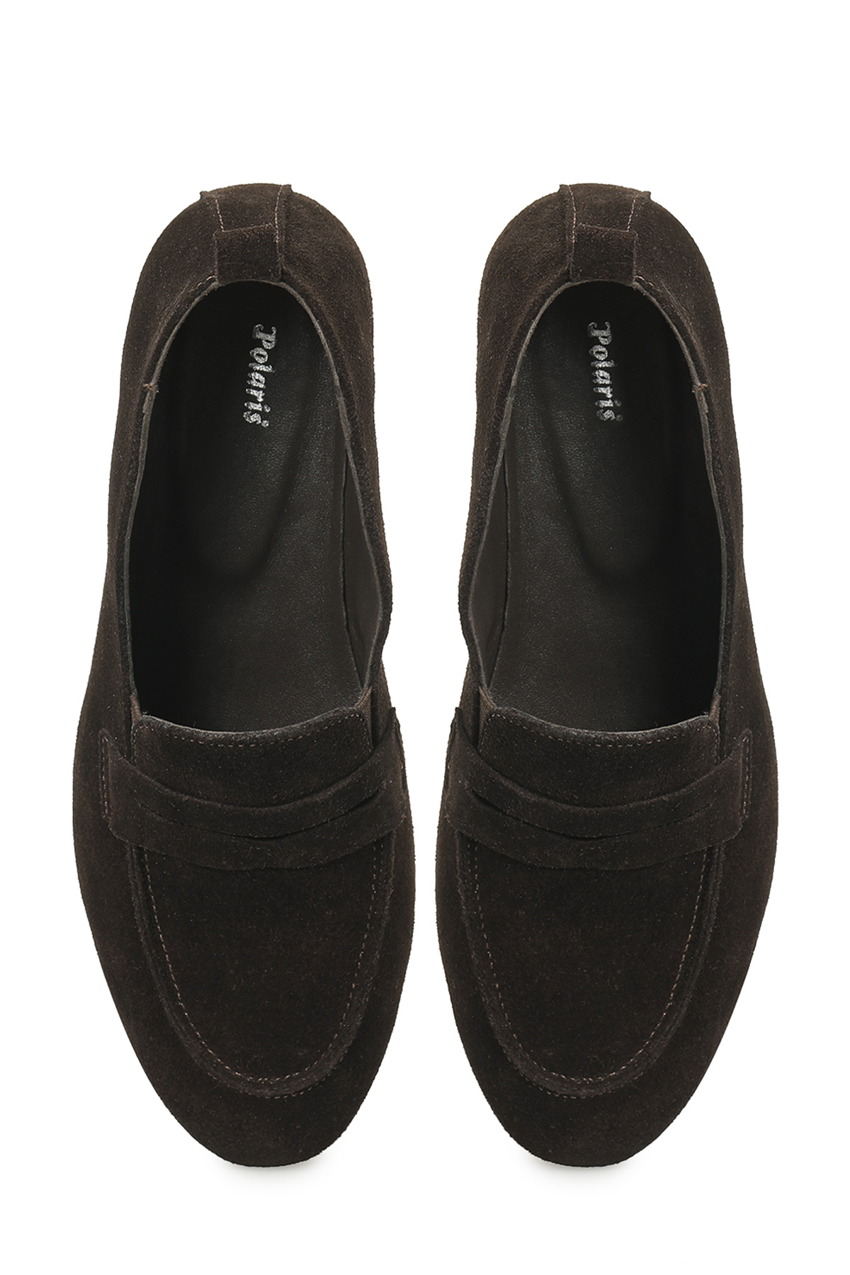 Polaris 327008S.Z 6FX Kahverengi Kadın Loafer görsel 4