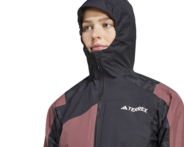 Adidas W Xpr Hyb Rr J Kadın Yağmurluk IX1576 Siyah görsel 6
