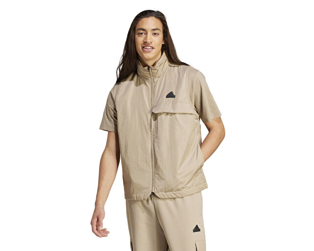 Adidas U Ce U Vest Unisex Günlük Yelek IS9282 Bej