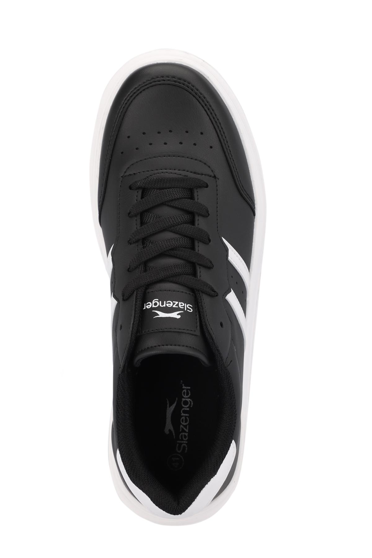 SLAZENGER ZIPPER I Erkek Sneaker Ayakkabı Siyah / Beyaz görsel 5