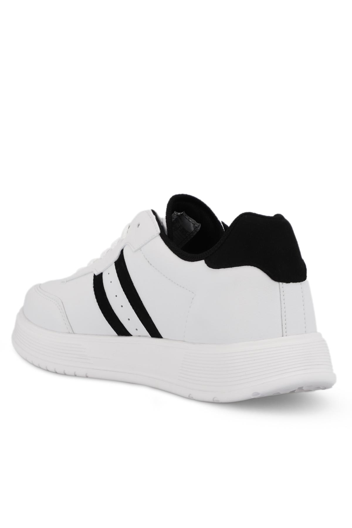 SLAZENGER ZIPPER I Erkek Sneaker Ayakkabı Beyaz / Siyah görsel 3